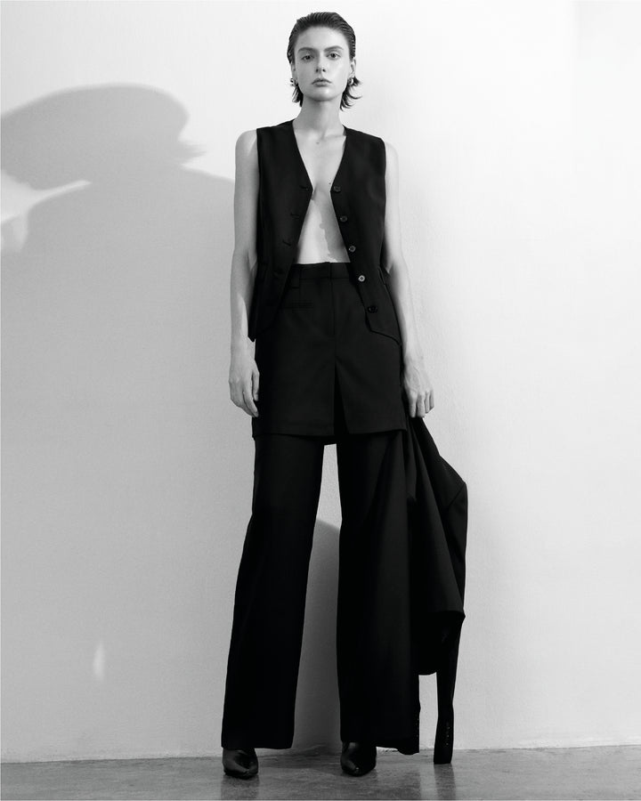 Lila Sartorial Wool Mix Pants