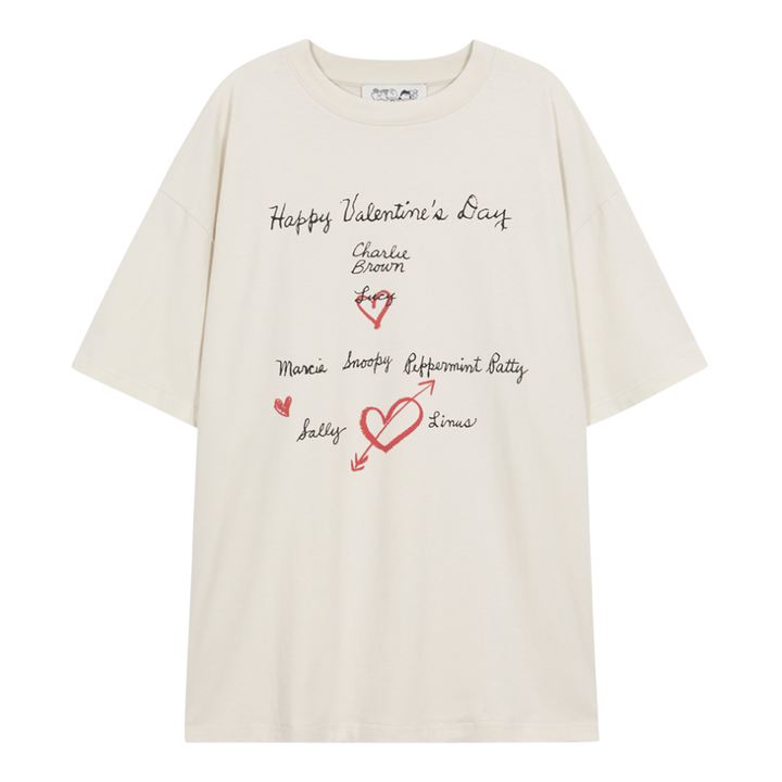 Happy Valentine's Day Oversize Tee