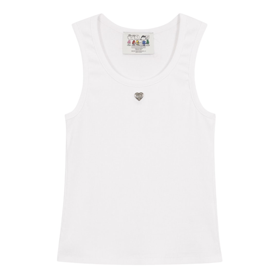 Heart Pendant Sleeveless T-Shirt