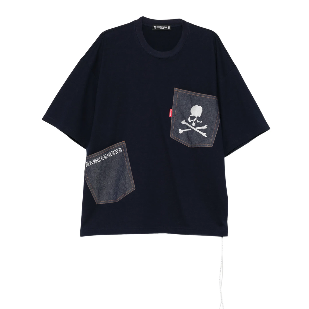 Boxy Fit Denim Pocket Tee