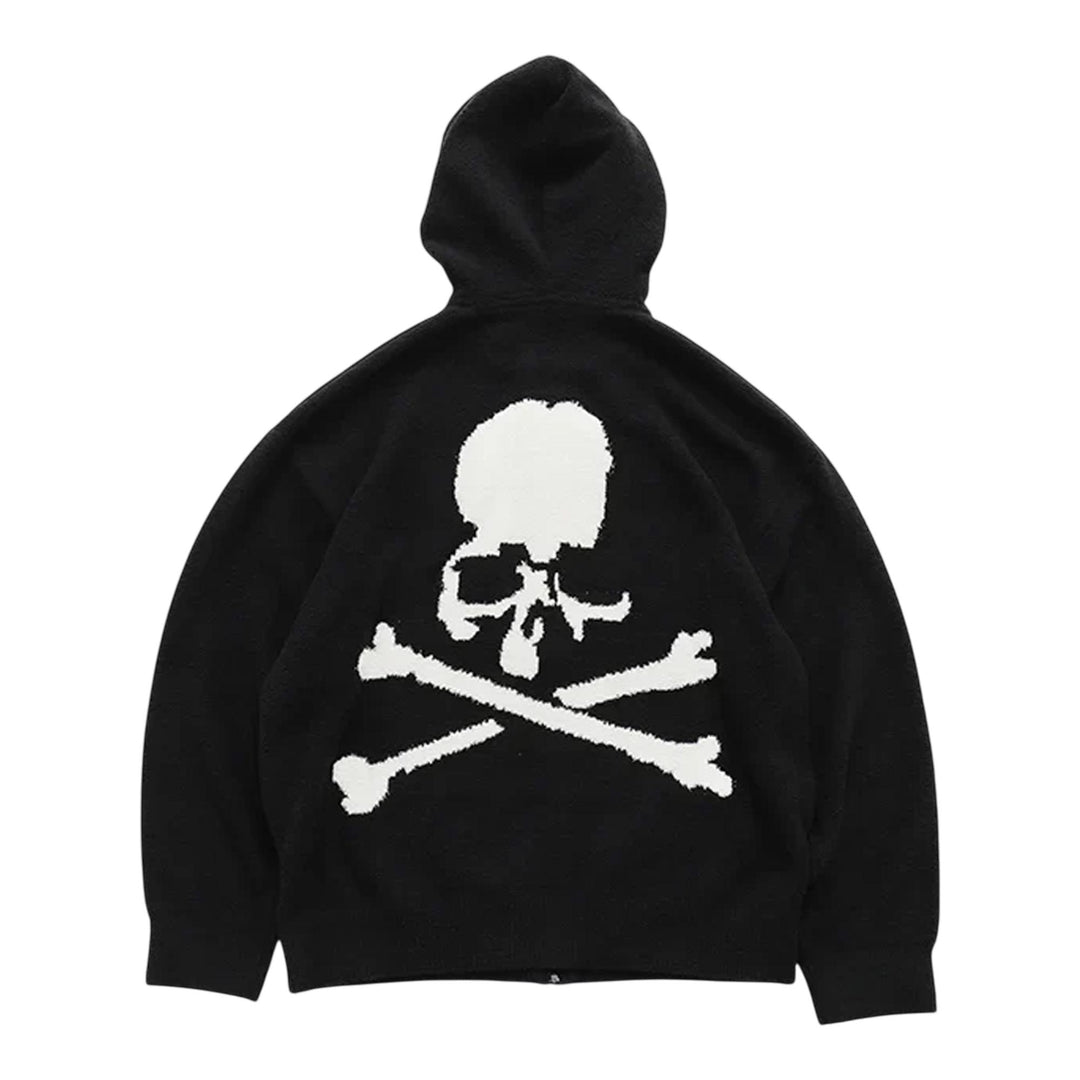 Club21 - MASTERMIND - Lounge Zip Up Hoodie - SWEATERS - Black