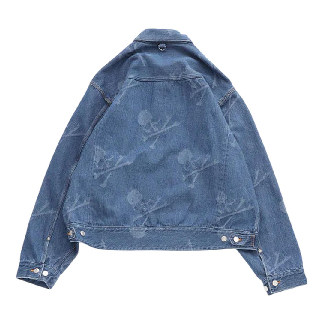 Club21 - MASTERMIND - Monogram Denim Jacket - BLOUSON - Indigo
