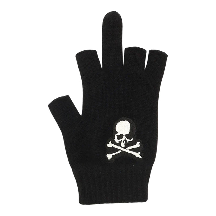 Club21 - MASTERMIND - Open Fingered Grove - GLOVES - Black