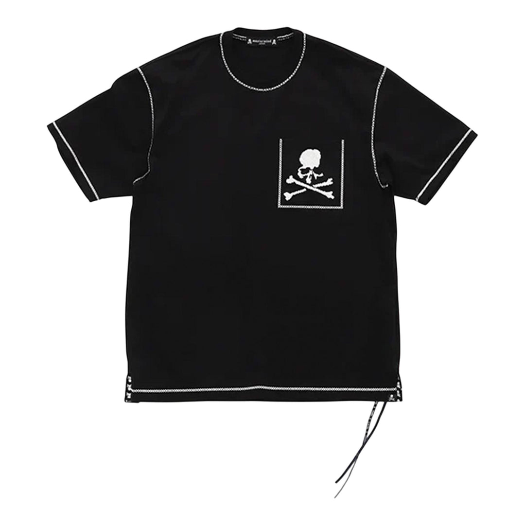 Club21 - MASTERMIND - Regular Fit Cross-Stitch Tee - TEES - Black