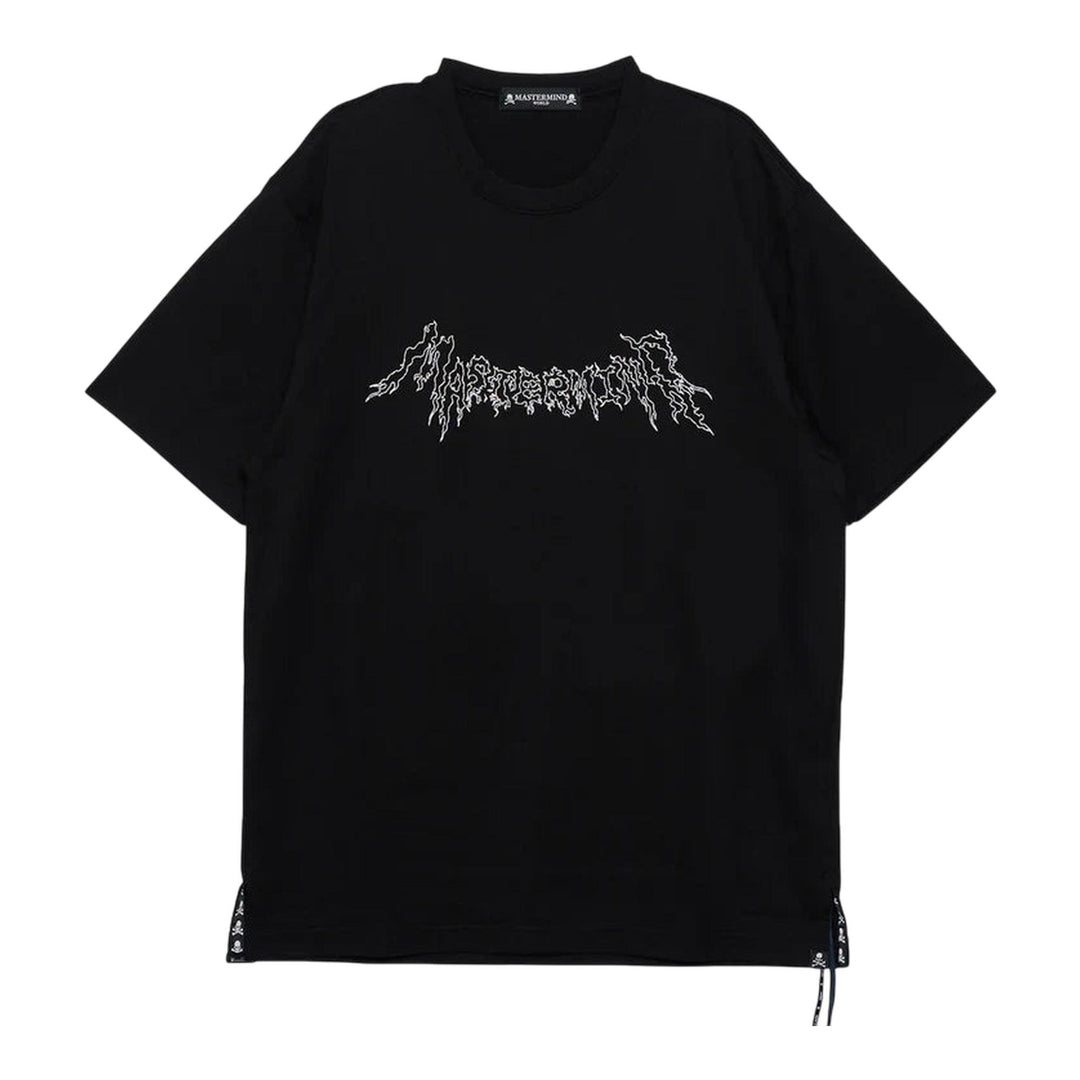 Club21 - MASTERMIND - Regular Fit Glassbeaded Short Sleeve Tee - TEES - Black