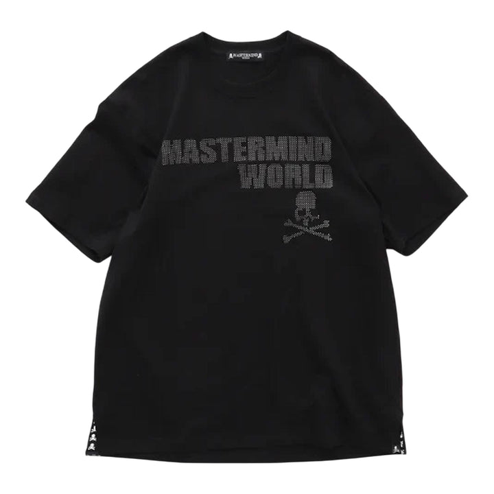MASTERMIND_Regular_Fit_Studded_Tee_Silver