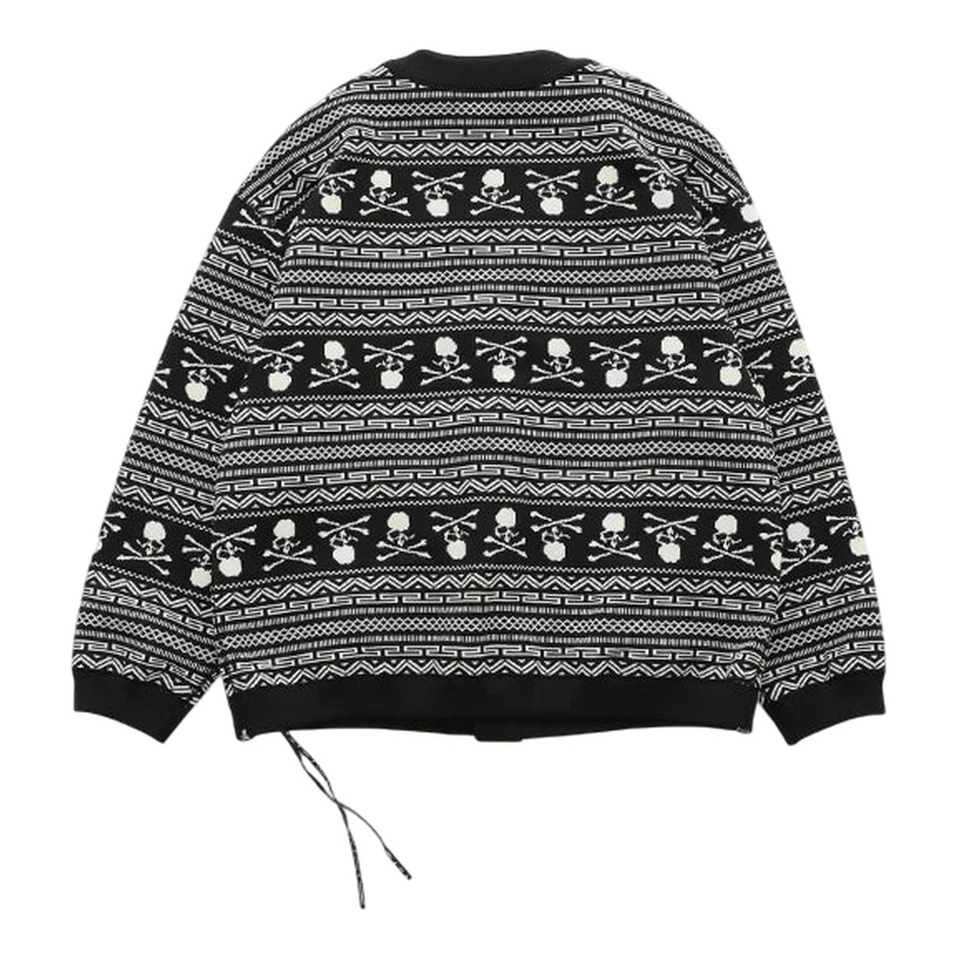 Club21 - MASTERMIND - Reversible Knit Cardigan Boxy Fit - CARDIGANS - Black