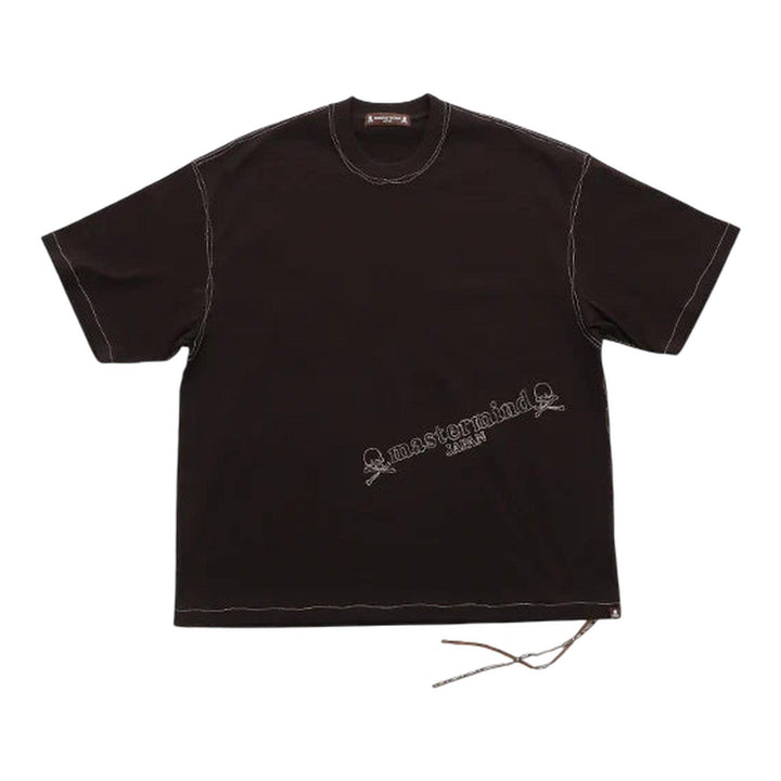 Club21 - MASTERMIND - Stitched Short Sleeve Tee Boxy Fit - TEES - Brown