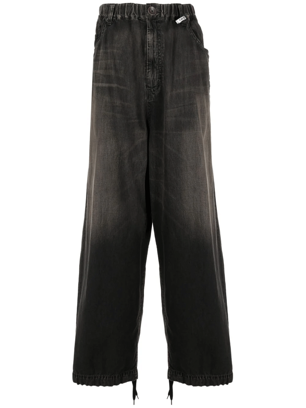 MIHARA-YASUHIRO-Light-Denim-Wide-Pants-Black-1