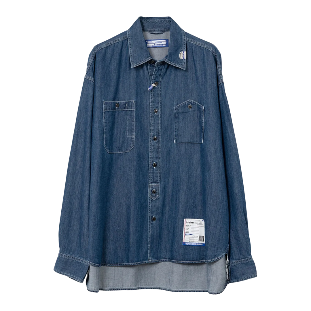 Cotton Tencel Denim Work Shirt