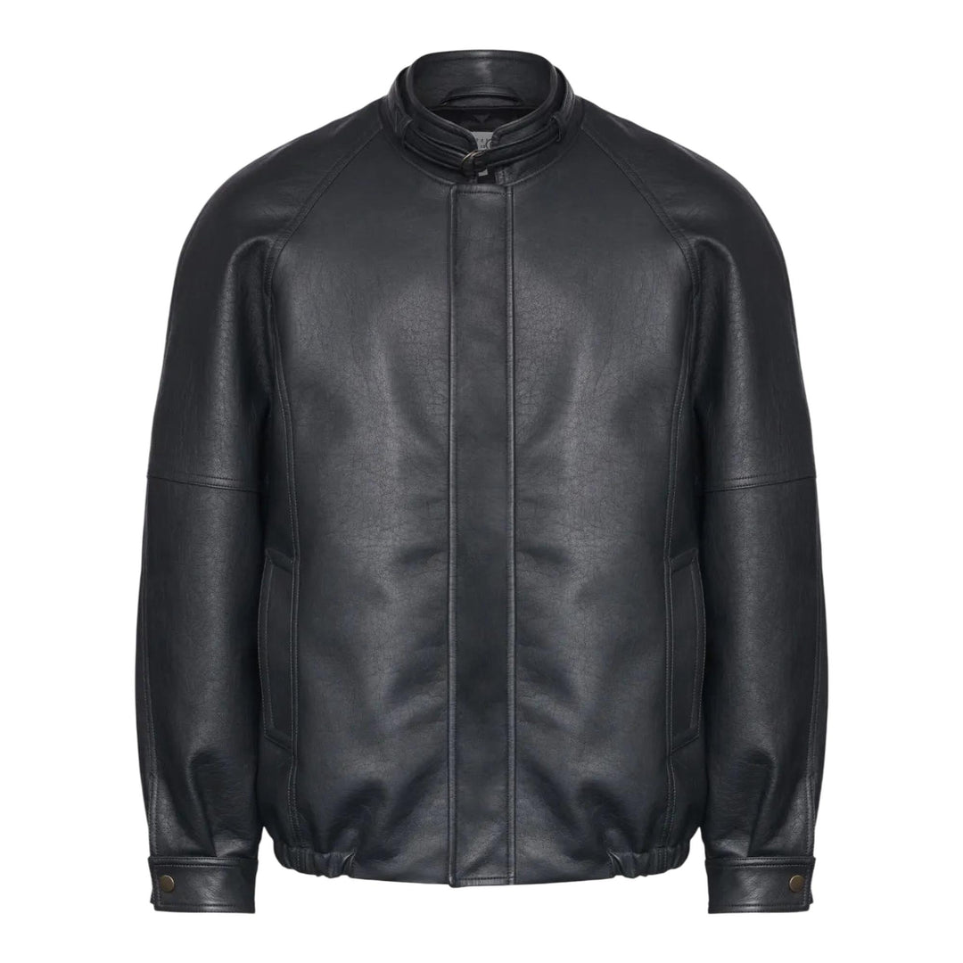 Club21 - MM6 - Sportsjacket Faux Leather - JACKETS - Black