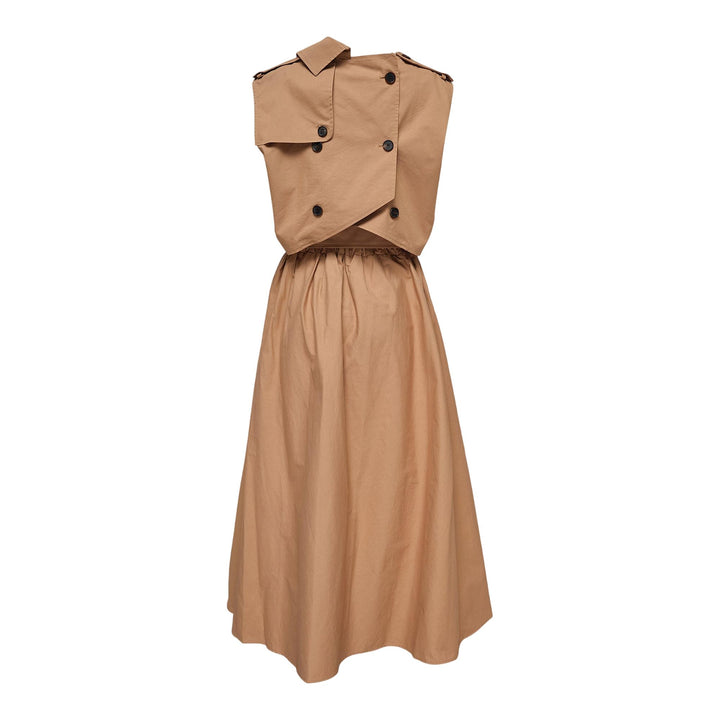 Club21 - MMAM - Vest Inspired Dress - WOVEN DRESSES - Beige