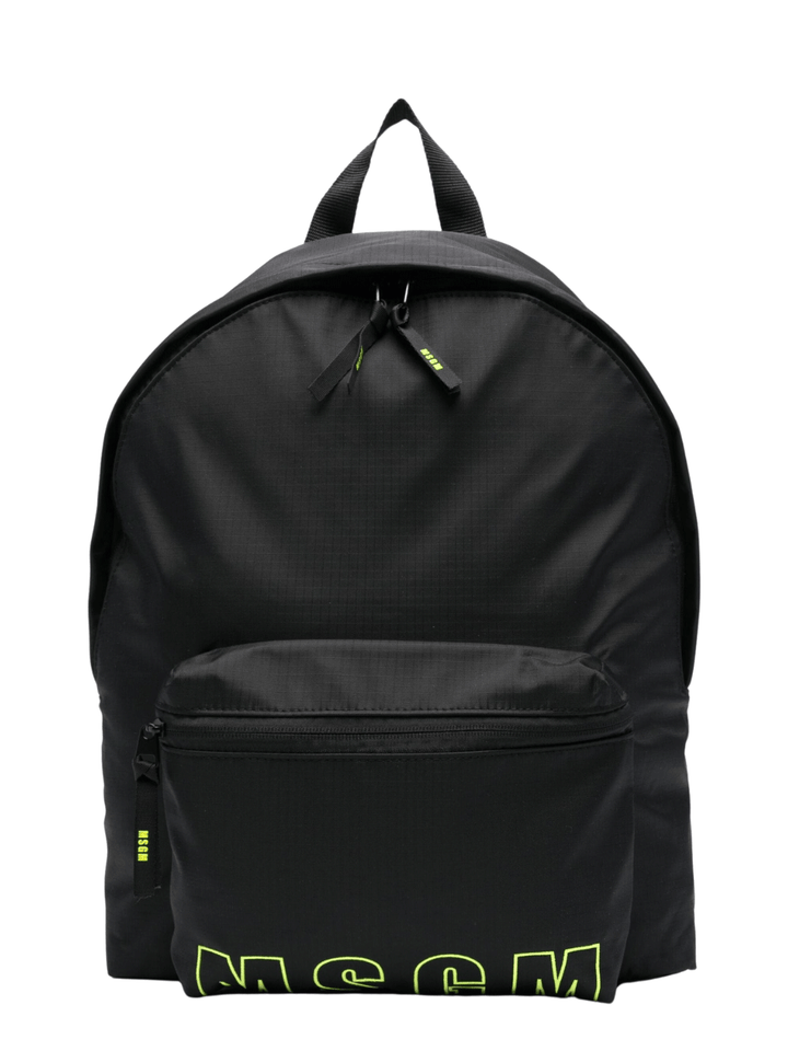 MSGM-Block-Logo-Backpack-Black-1