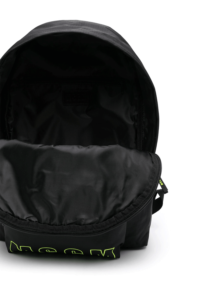 MSGM-Block-Logo-Backpack-Black-5