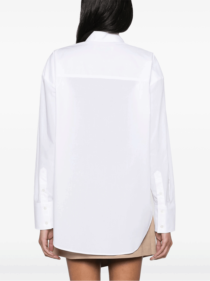 MSGM-Daisy-Applique-Cotton-Shirt-White-4