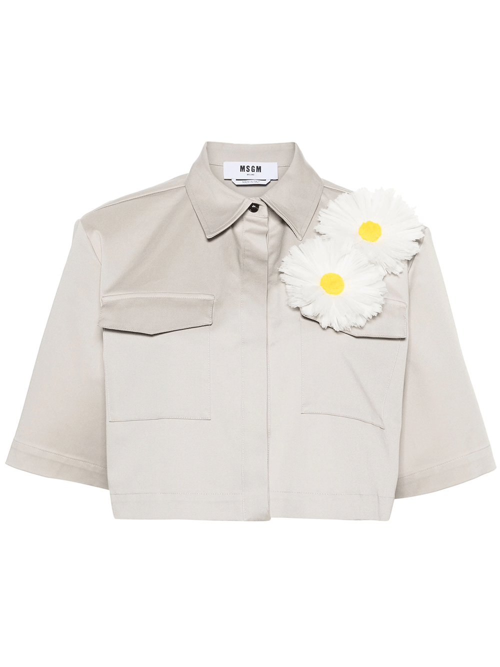 MSGM-Daisy-Utility-Cropped-Shirt-Light-Grey-1