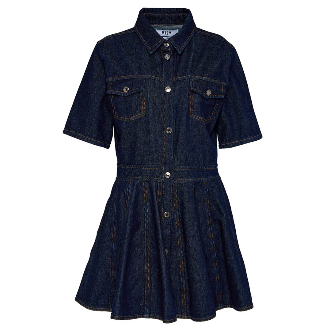 Denim A-Line Dress