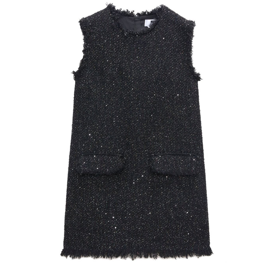 Glittery Tweed Dress