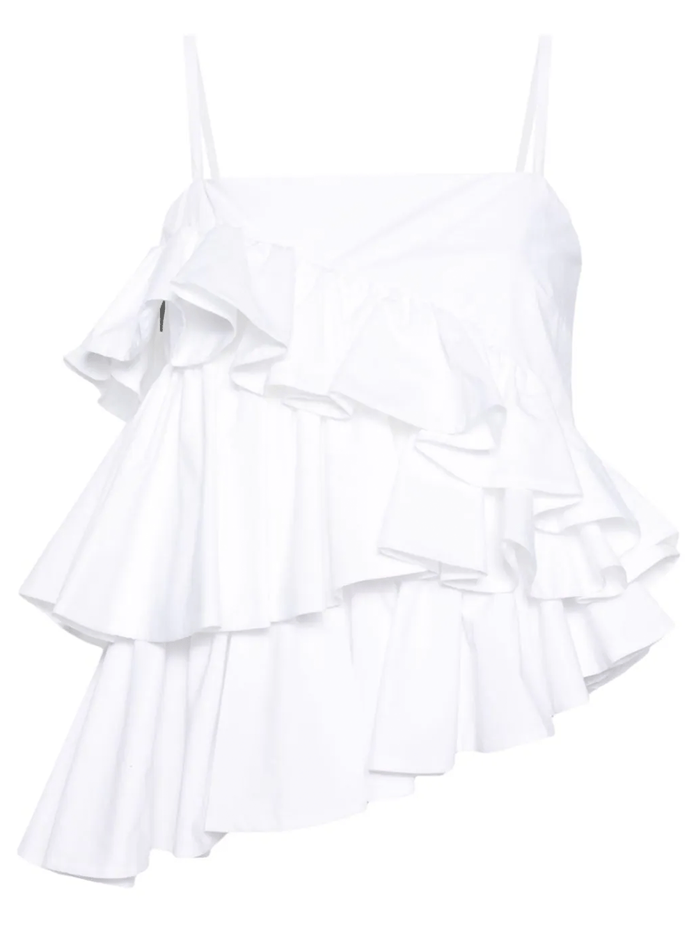 Msgm ruffle top hotsell