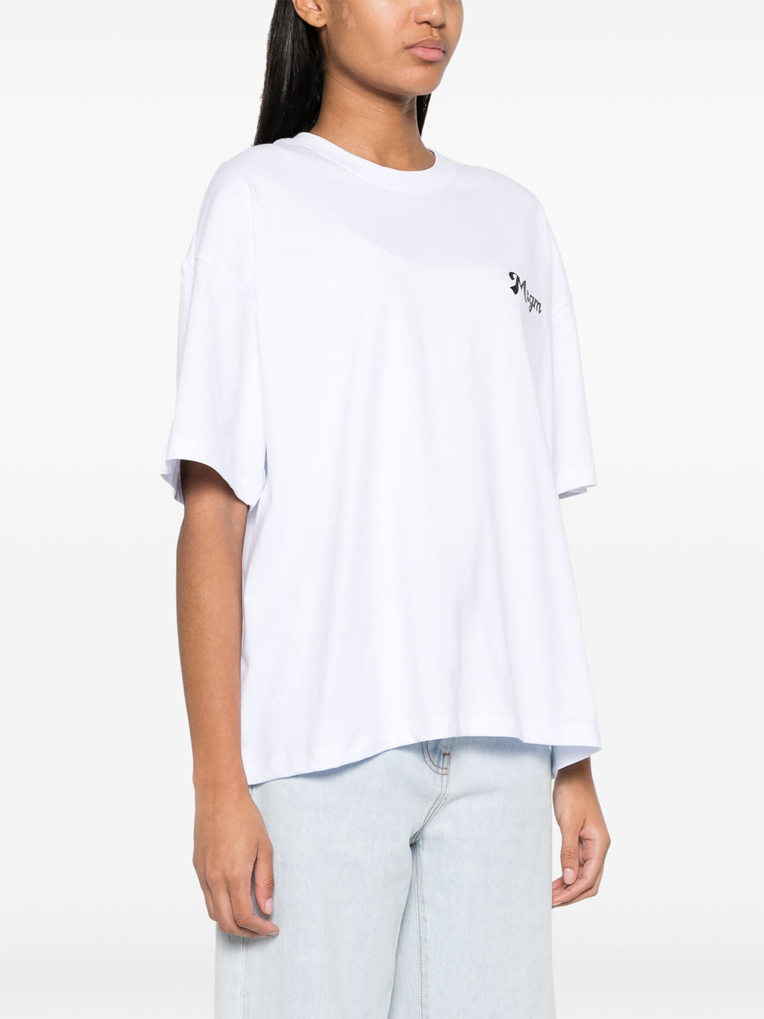 MSGM-Serif-Logo-Boxy-T-Shirt-White-3