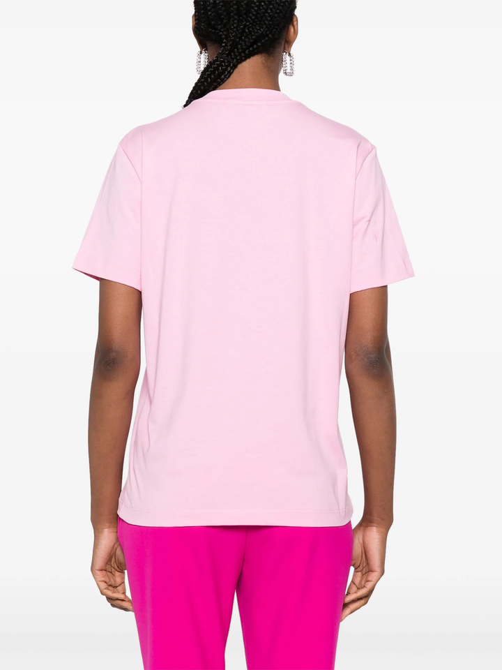 MSGM-Signature-Logo-T-Shirt-Fushia-4