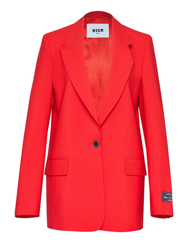     MSGM-Single-Breasted-Jacket-Red-1