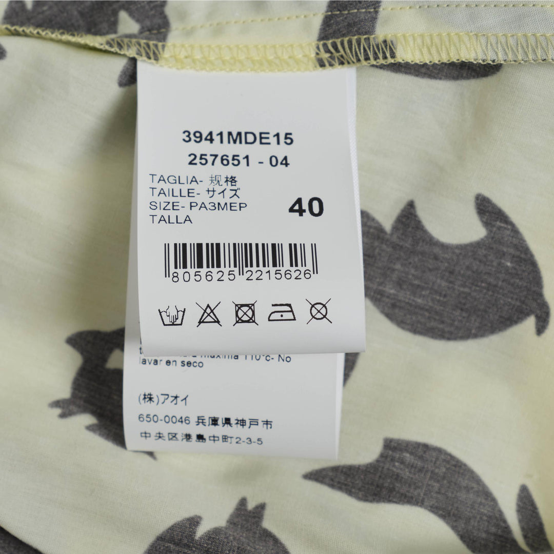 Club21 - MSGM - Abito Print Collared Dress - WOVEN DRESSES - Yellow