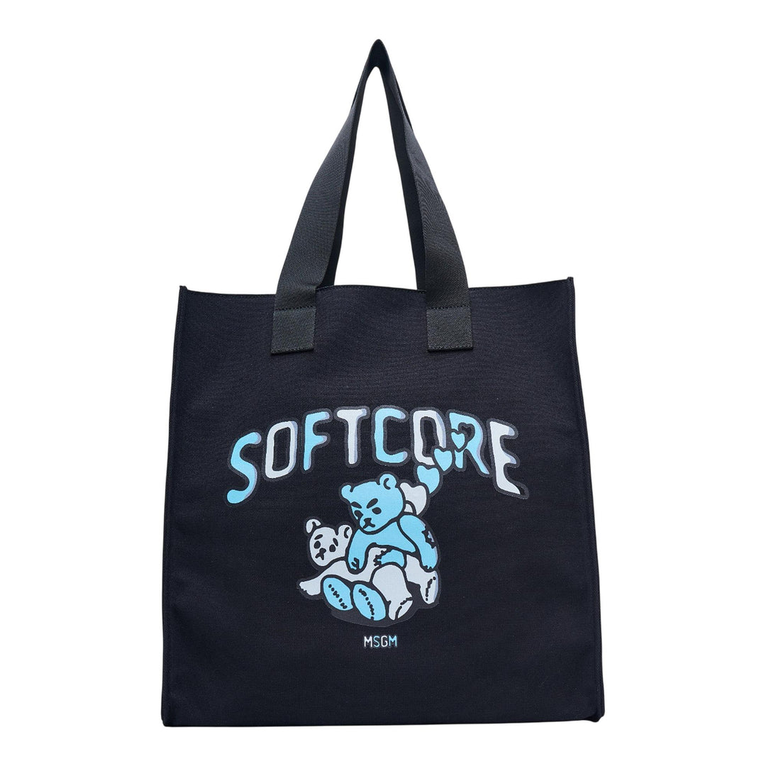 Club21 - MSGM - Bear Vertical Tote - TOTES - Black