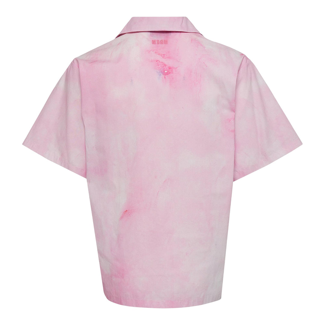 Club21 - MSGM - Camicia Print Button-Up Shirt - SHIRTS - Pink
