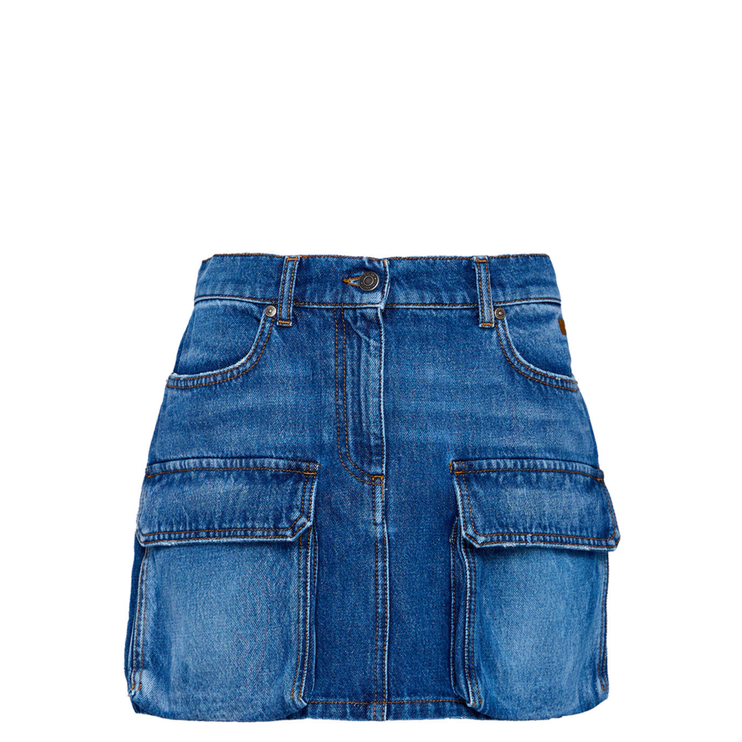 MSGM_Denim_Cargo_Skirt_Denim