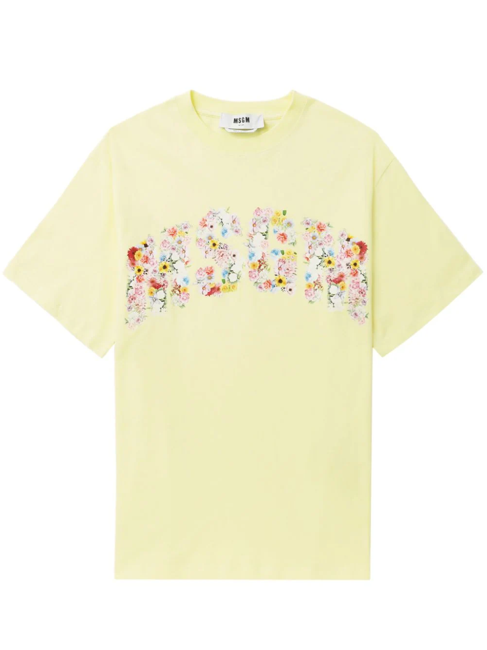 MSGM_FlowerPrintMsgmT-Shirt-Yellow