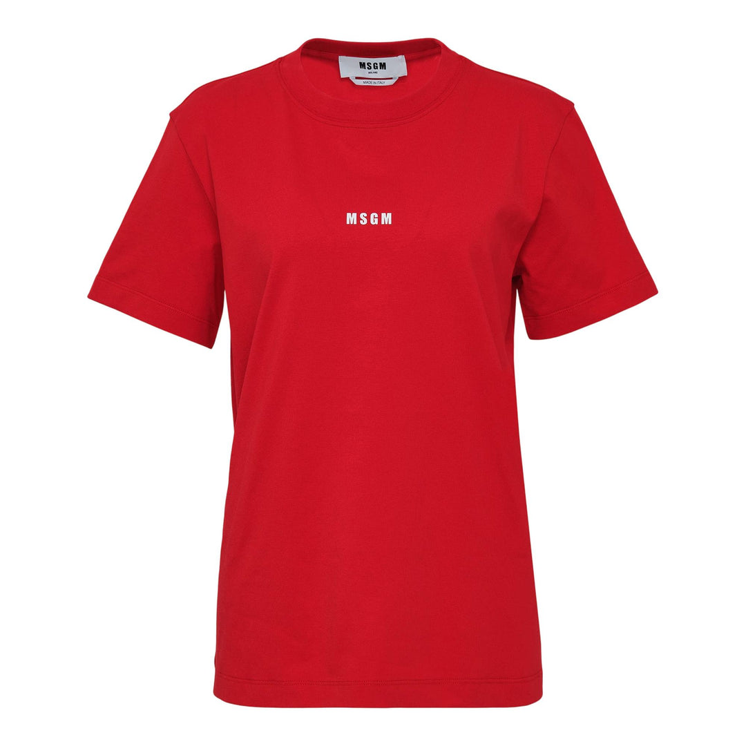 Club21 - MSGM - Logo T-Shirt - TEES - Red