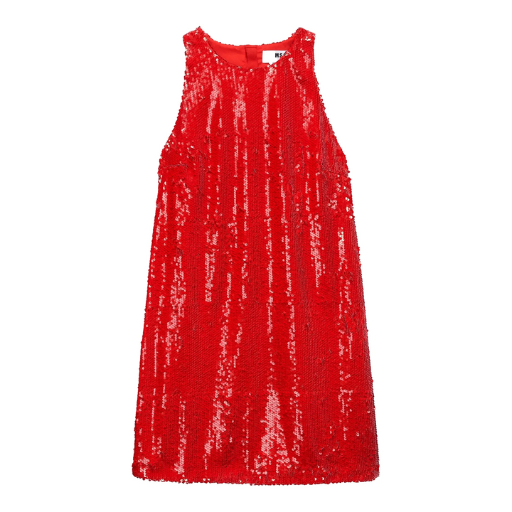 Red Sequin Dress