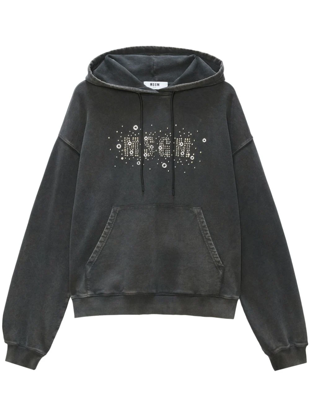 MSGM_Studded_Details_Sweatshirt-Black