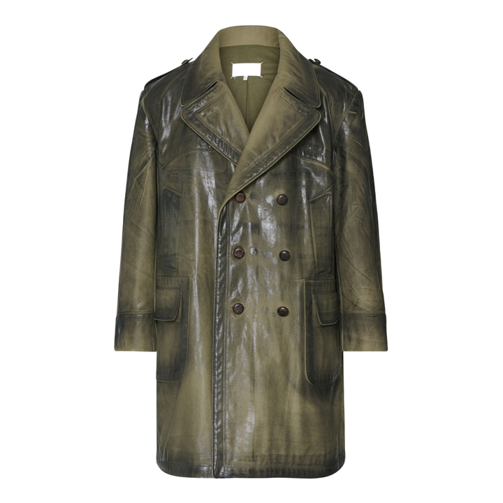Brushed Cotton Satin Coat