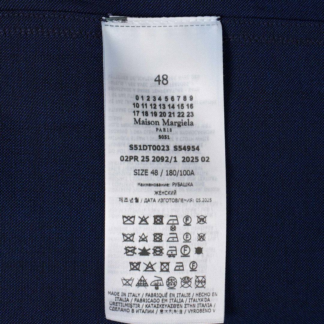 Club21 - Maison Margiela - Long-Sleeved Shirt - SHIRTS - Indigo