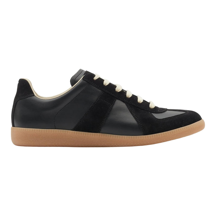 Club21 - Maison Margiela - Replica Drill Hairy Suede Sneakers - SNEAKERS - Black