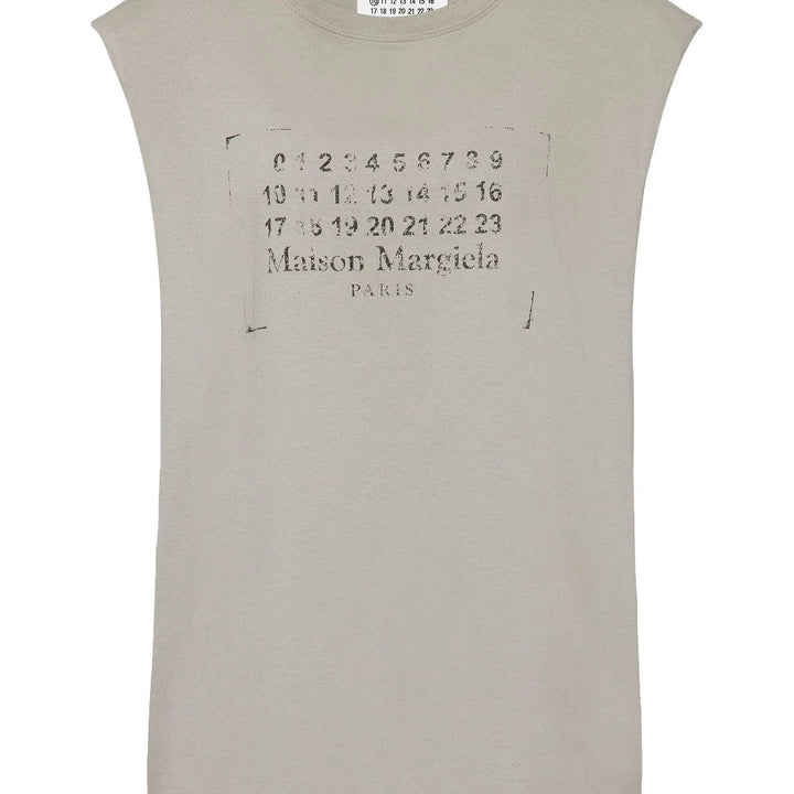 Club21 - Maison Margiela - Tank Top Overdye Treatment - TANK TOPS - Beige