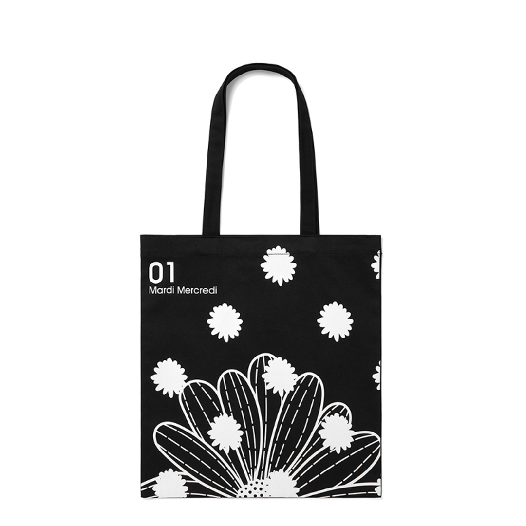 Canvas Bag Flower Dots