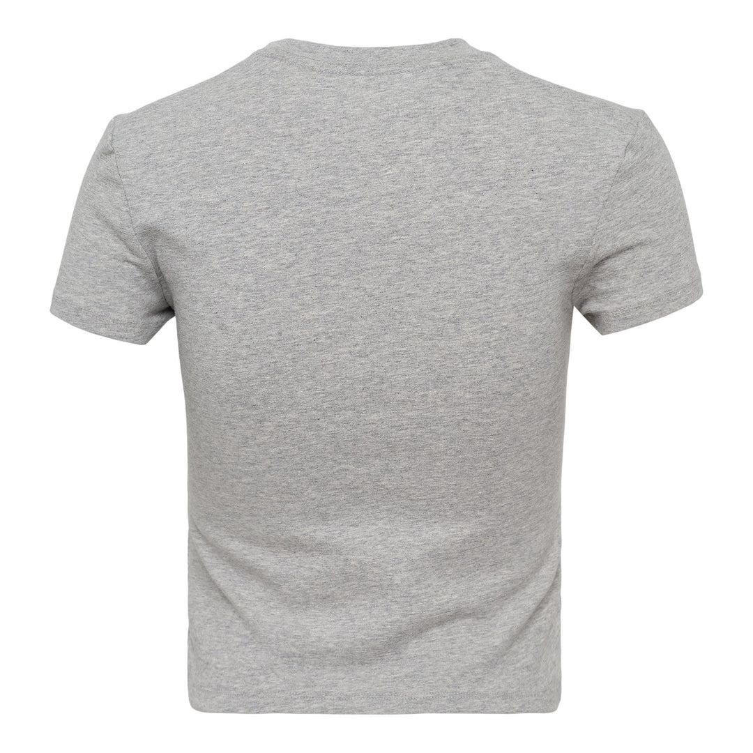 Club21 - Mardi Mercredi - Cropped T-Shirt Flowermardi - TEES - Grey