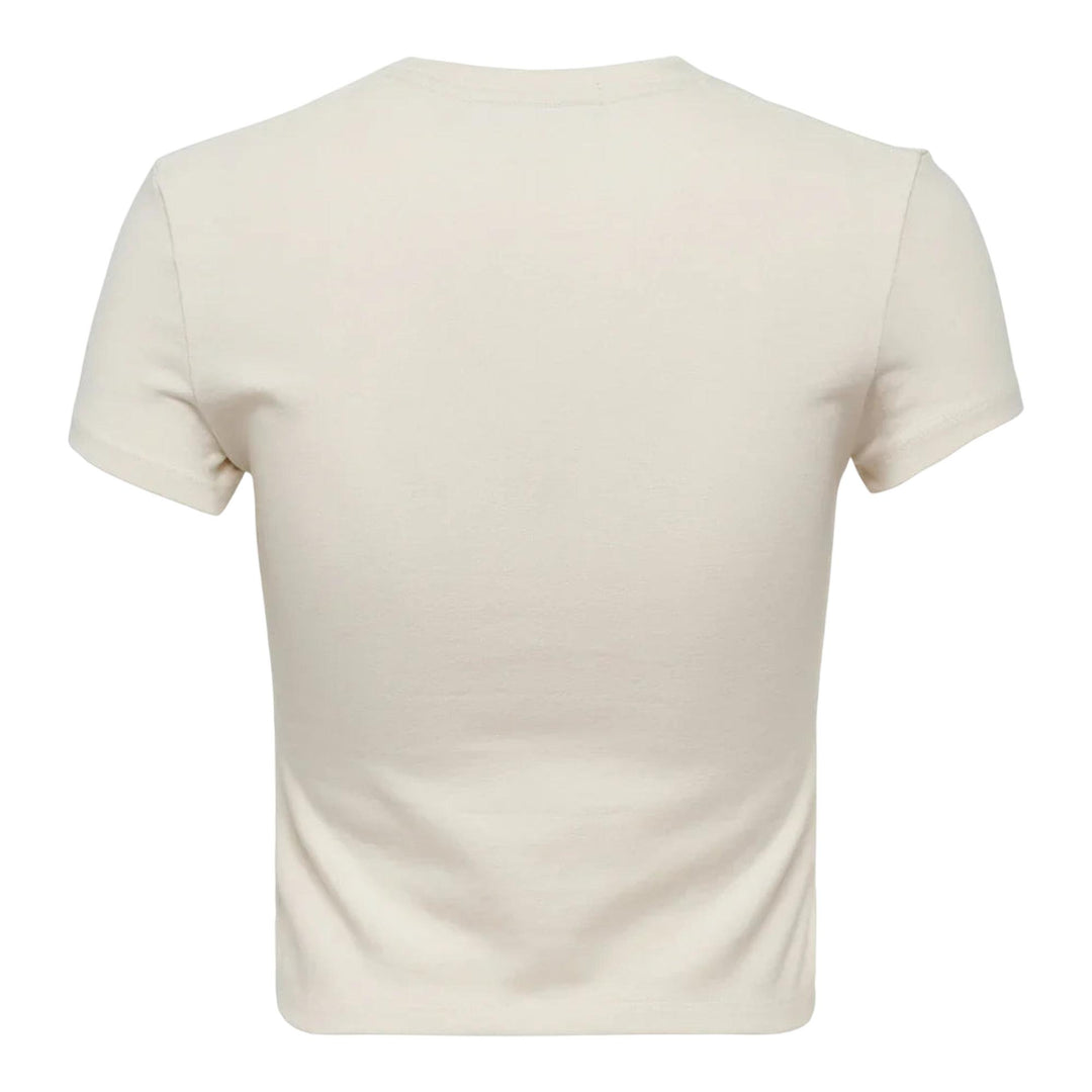 Club21 - Mardi Mercredi - Cropped T-Shirt Flowermardi - TEES - Natural