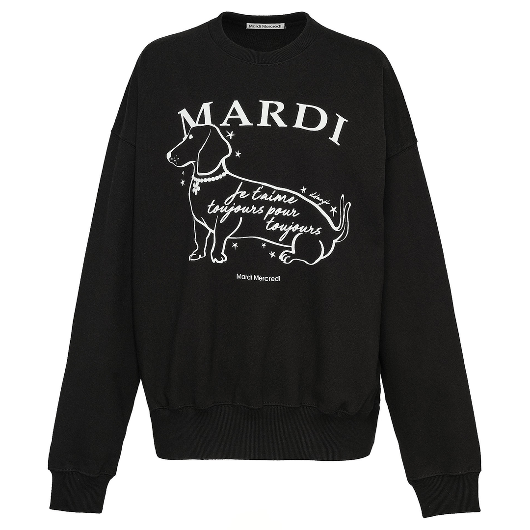 Mardi_Mercredi_Sweatshirt_Swing_The_Tail_Ddanji_Black
