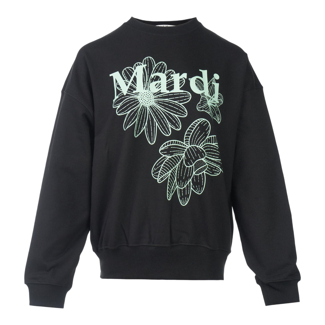 Club21 - Mardi Mercredi - Sweatshirt Triple Flower - SWEATERS - Black