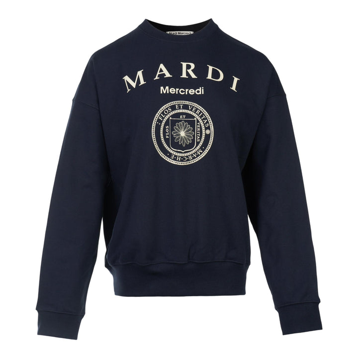 Club21 - Mardi Mercredi - Sweatshirt Univ - SWEATSHIRTS - Navy