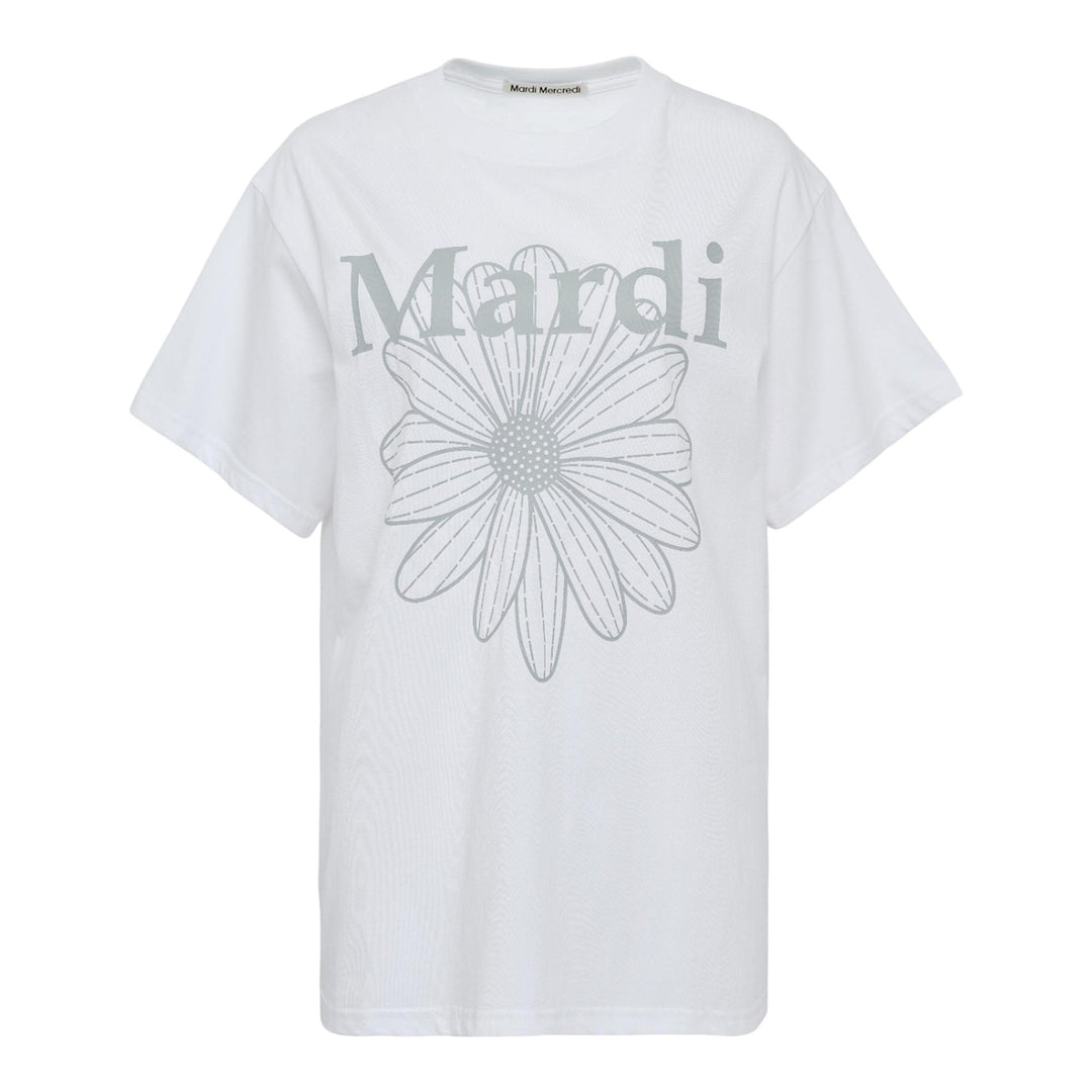 Club21 - Mardi Mercredi - T-Shirt Flowermardi - TEES - White