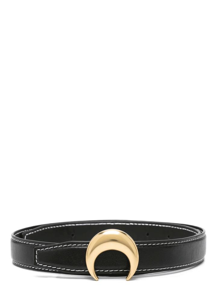 Marine-Serre-Ceinture-Moon-25Mm-Buckle-Belt-Black-1