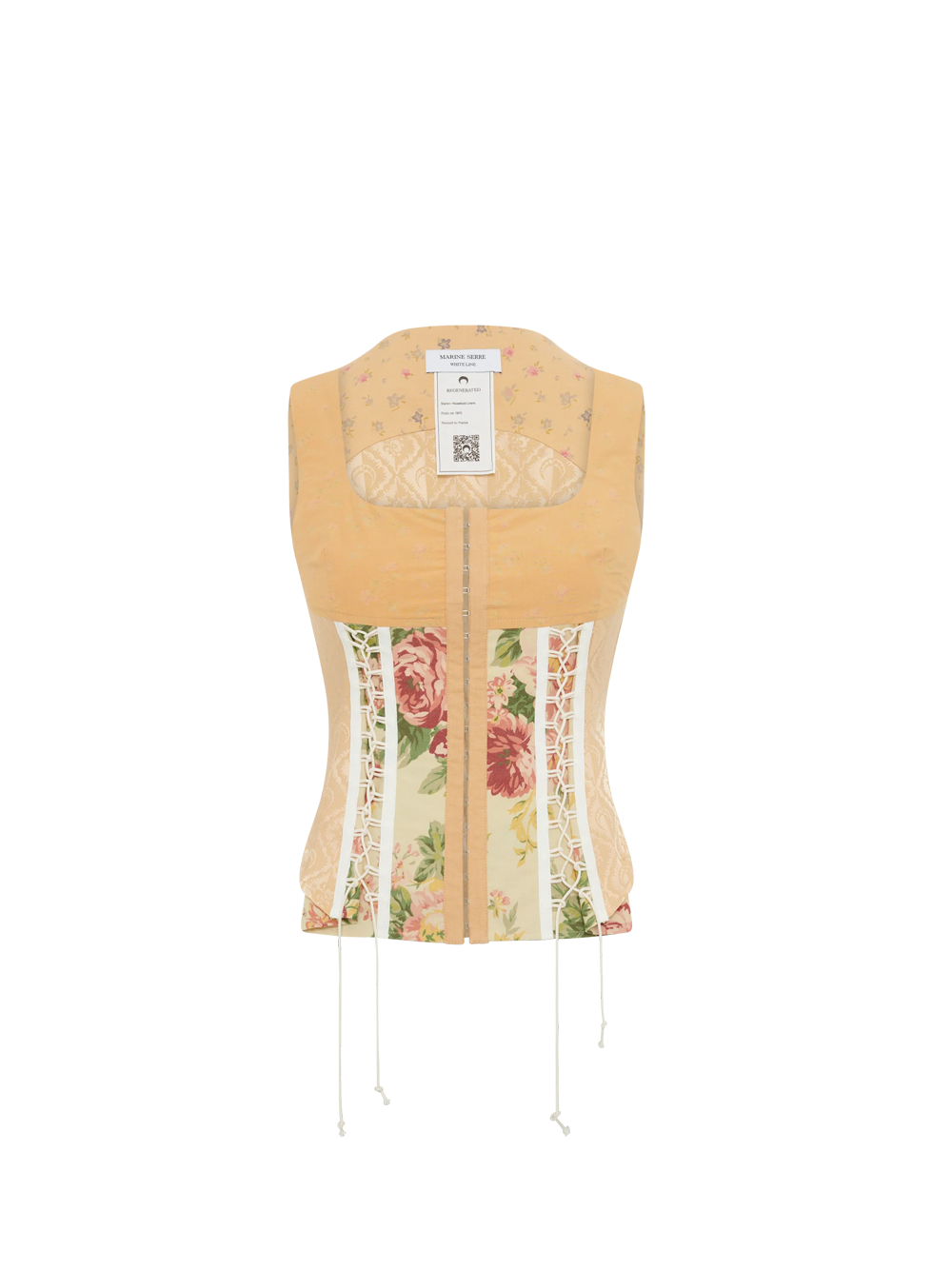 MarineSerre_RegeneratedFloralLinenCorset-Multi