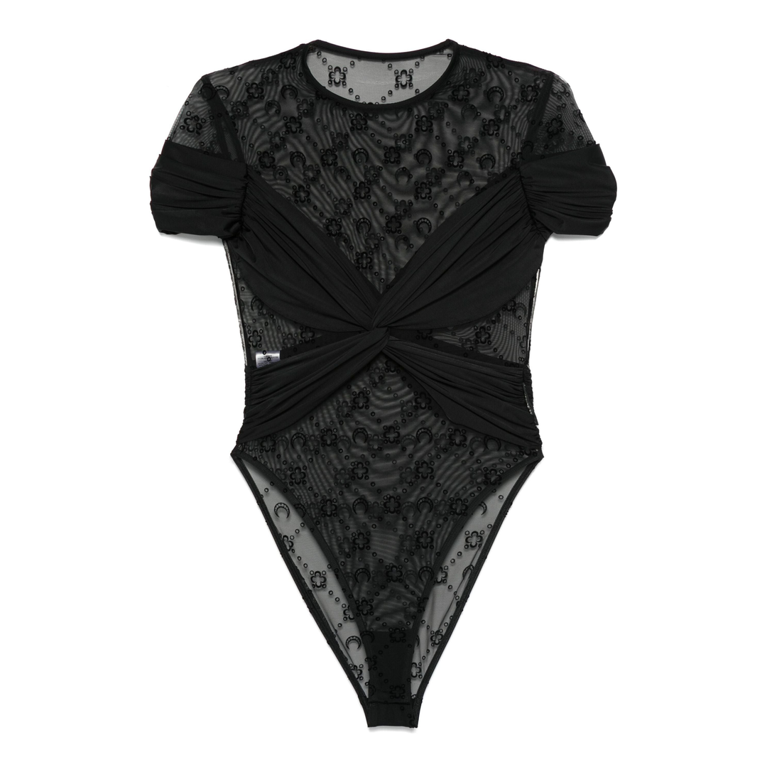 Draped Jersey Bodysuit