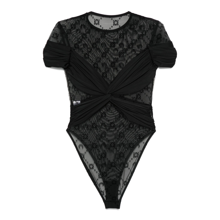 Draped Jersey Bodysuit