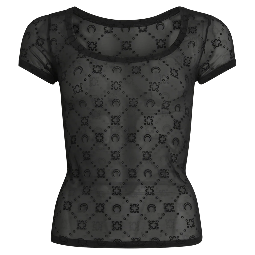 Marine_Serre_Recycled_Mesh_Flock_Open_Neck_Tee_Black